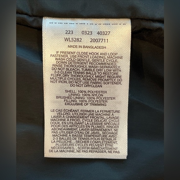 Womens Large Columbia Puffect Mid Vest Black Puffer Synthetic Down Insulation - Picture 16 of 16